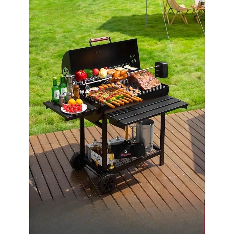 Barbecue Grill Villa Patio Barbecue Grill Charcoal Outdoor Grill American Braise