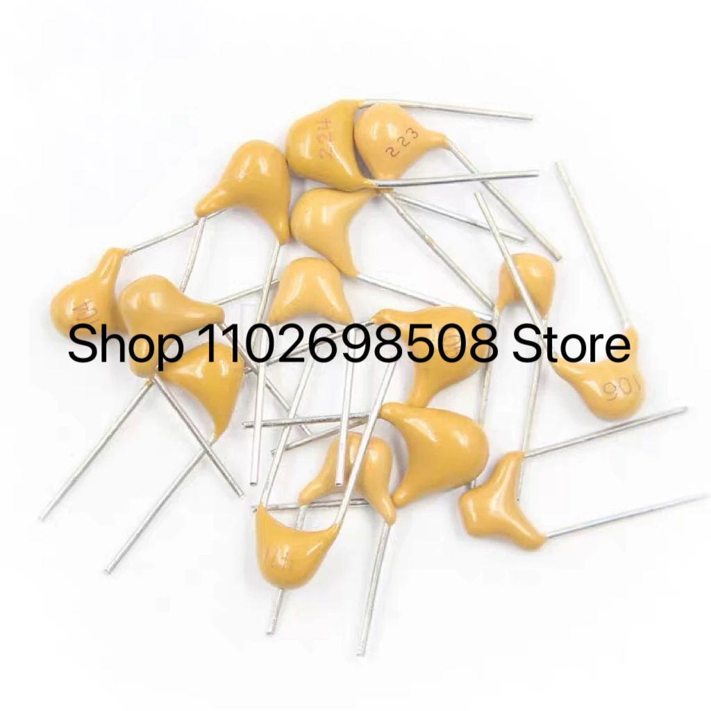 100pcs Multilayer ceramic capacitor 50V (100~106) 10pF~10uF 102 103 104 105 39 820pF 1 22 33 47 56 68 100 nF 0.01 0.1 uF P5.08mm