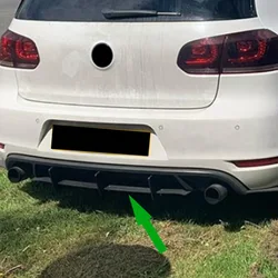 For Volkswagen VW Golf MK VI GTI 6 GTI Golf MK6 GTI Car Rear Bumper Diffuser Flag Spoiler Splitter Accessories Trim 2.0 GTI 5K1