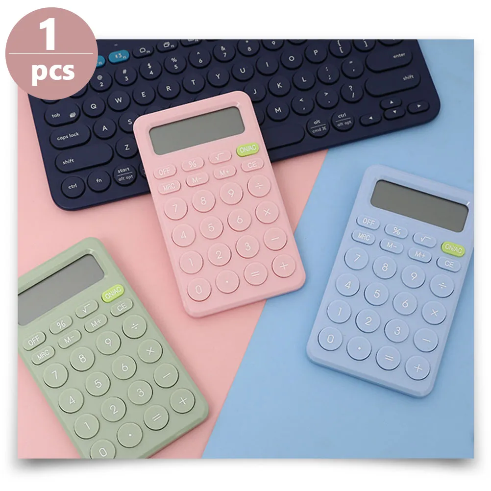 

Portable Calculator Student Powered Plastic for Kids Pocket Size Function