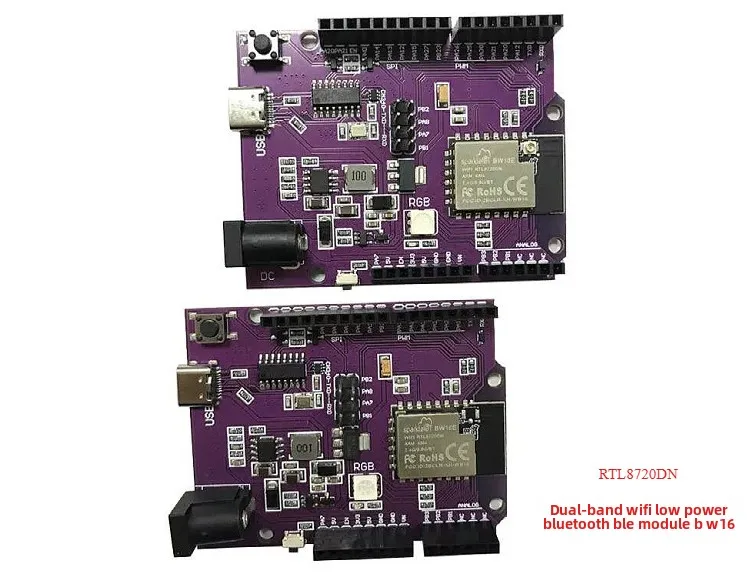 BW16 UNO Dev Board RTL8720DN Dual Band WiFi BLE5.0 Module, 2.4G&5G Wireless, Compatible with Arduino