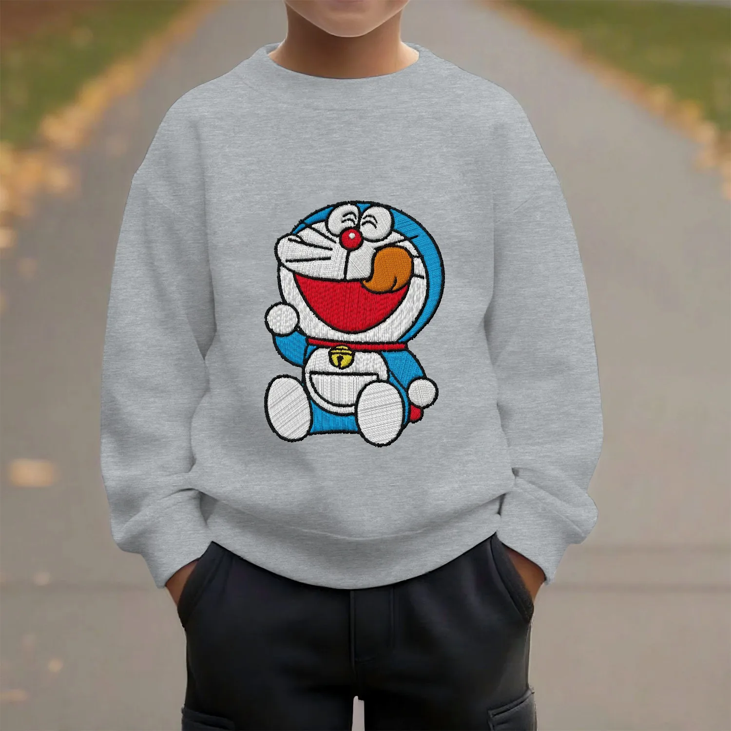 الشتاء عالية الجودة ملابس الأطفال ثلاثية الأبعاد عبقور المطرزة المطبوعة القطن موضة البلوز الأولاد بأكمام طويلة سترة رياضية علوية #1