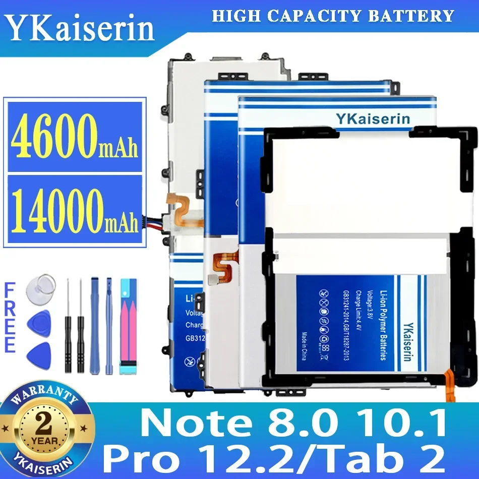 

Аккумулятор для Samsung Galaxy Note 8,0 10,1 Pro 12,2 GT P5100 N5100 N5110 N5120 N8000 N8010 P7500 SM P600 P601 P900 P901 P905 Tab 2