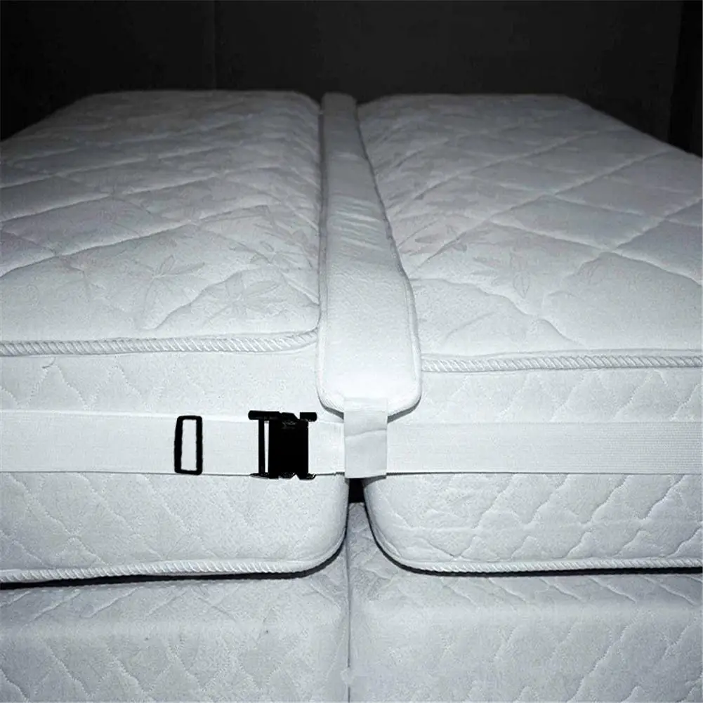 Bed Bridge Twin To King Converter Kit Bed Fixed Bed Gap Filler Mattress Connector Fasteners Straps Grippers Elastic Sets view 3