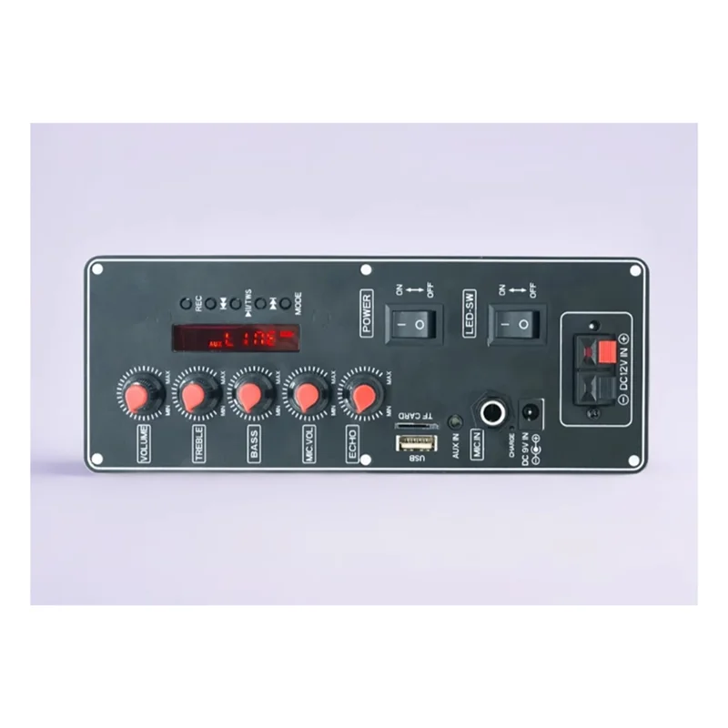 لوحة فك تشفير JABS-MP3 مع مقبض تعديل ثلاثي وباس يدعم وحدة استقبال الصوت MP3/WMA/WAV/Flac/Ape سهلة التشغيل