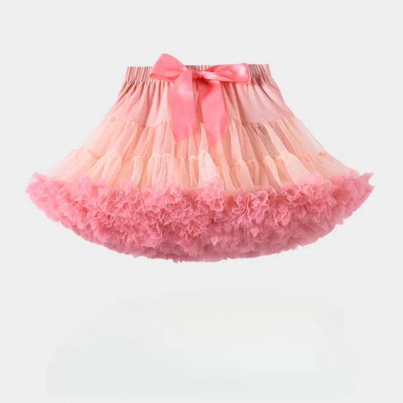 Lush Small Baby Girls Tutu Skirt for Kids Children Puffy Tulle Skirts for Girl Newborn Party Princess Girl Clothes 1-15 Years