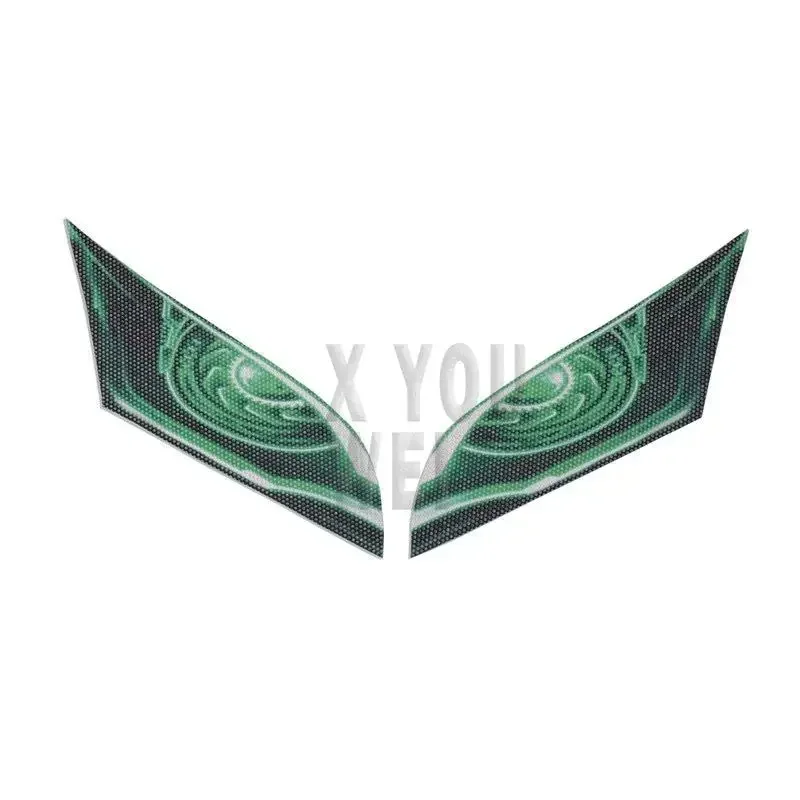 

For Honda CBR600RR 2007-2012 year Motorcycle Headlight Sticker Decal Front Fairing Headlamp Eye Guard Sticker Jiu