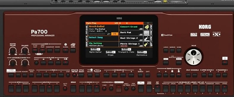 KORG PA 700 61-Key Arranger Keyboard/Workstation for Consumers in the Electronic Music Genre, New