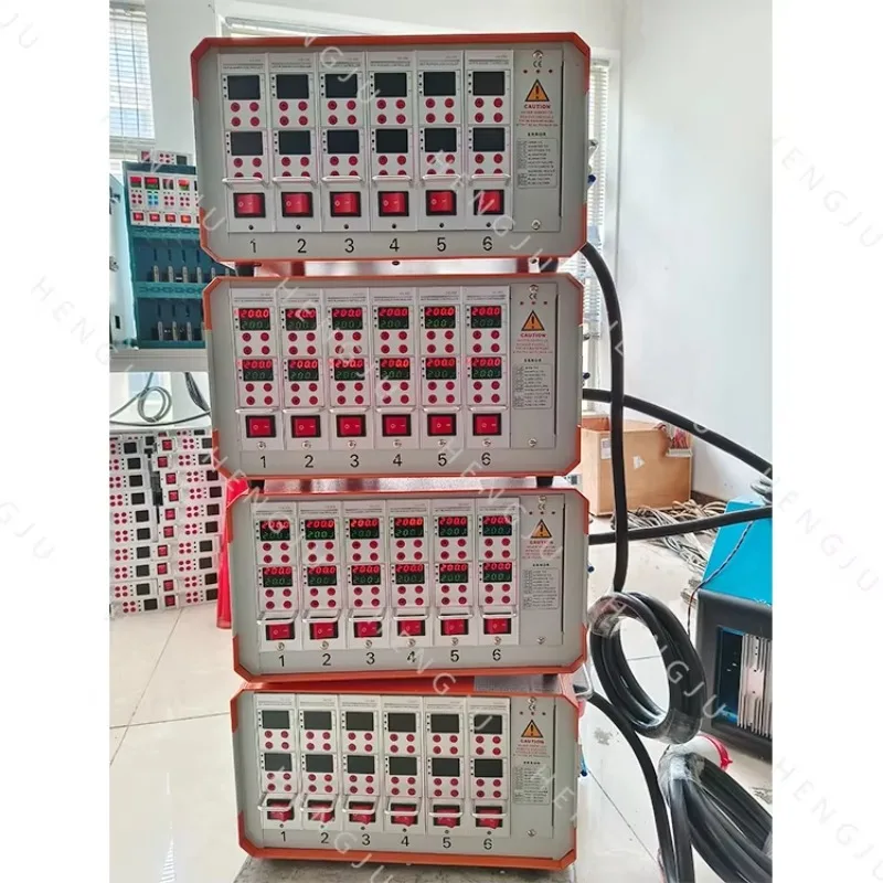 Controlador de temperatura de canal caliente de molde de 12 zonas para molde de plástico