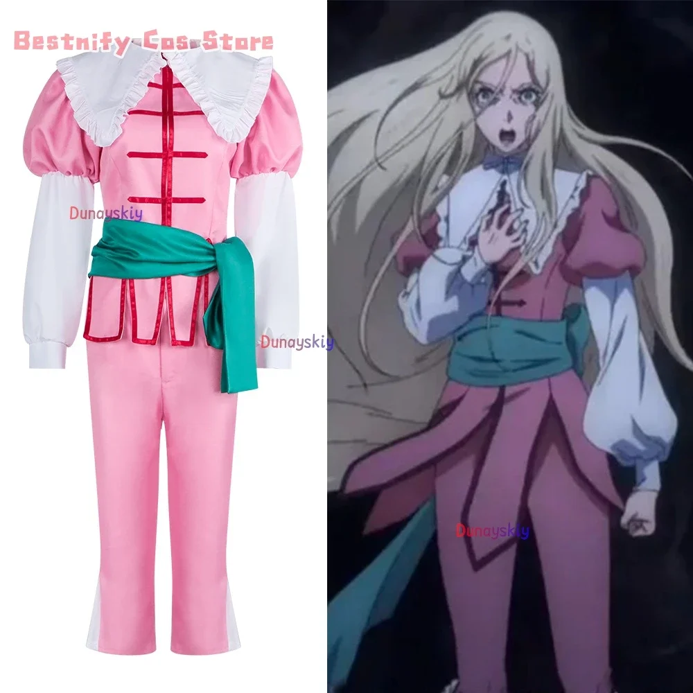 Косплей Мария Ренард Косплей Castlevania Nocturne Fantasia Костюм Маскировка Взрослые Женщины Топы Брюки Женский Хэллоуин Карнавальная Стоимость