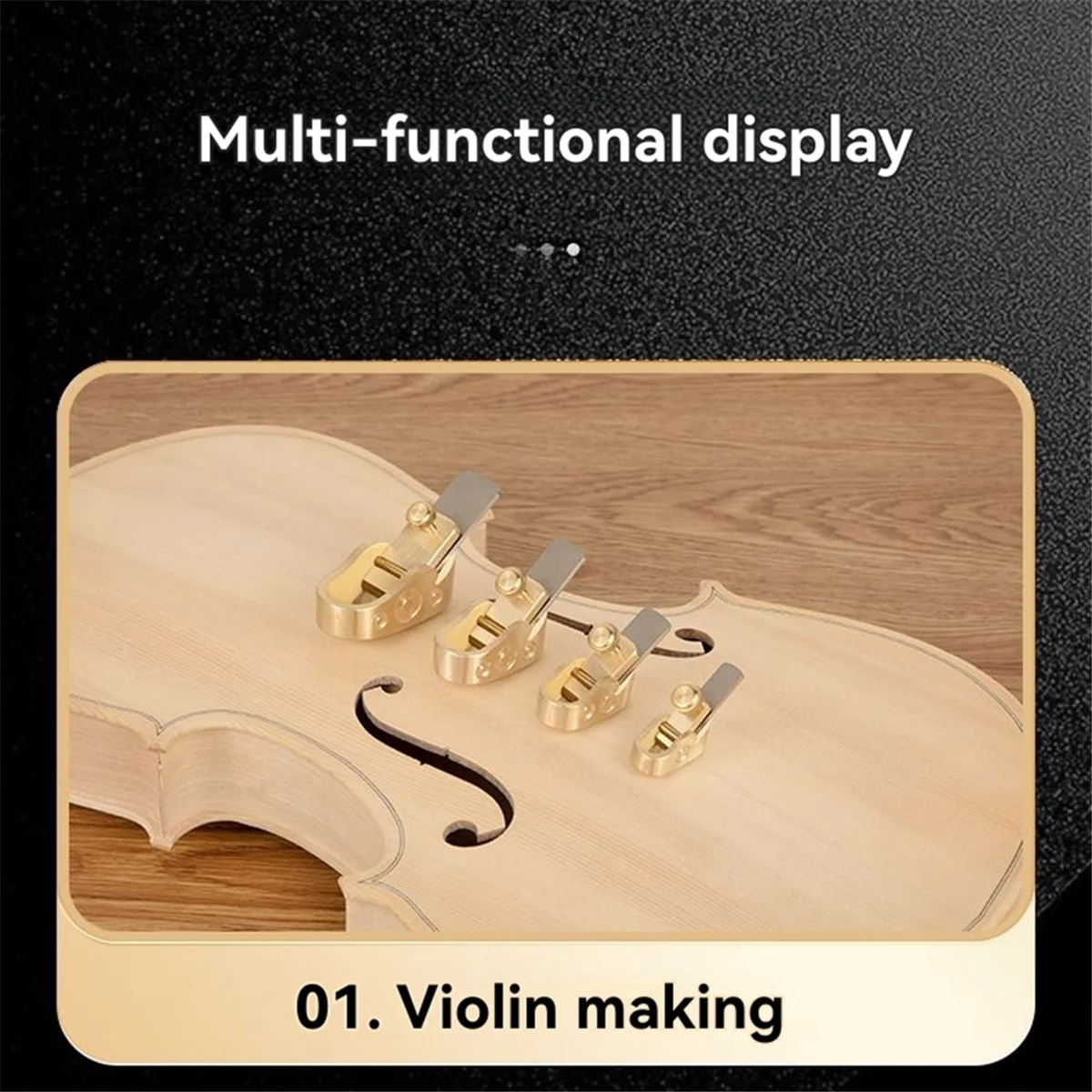 

AA74 5PCS Woodworking Finger Plane Cutter Copper Stainless Steel Luthier Tool Set for DIY Wooden Instruments