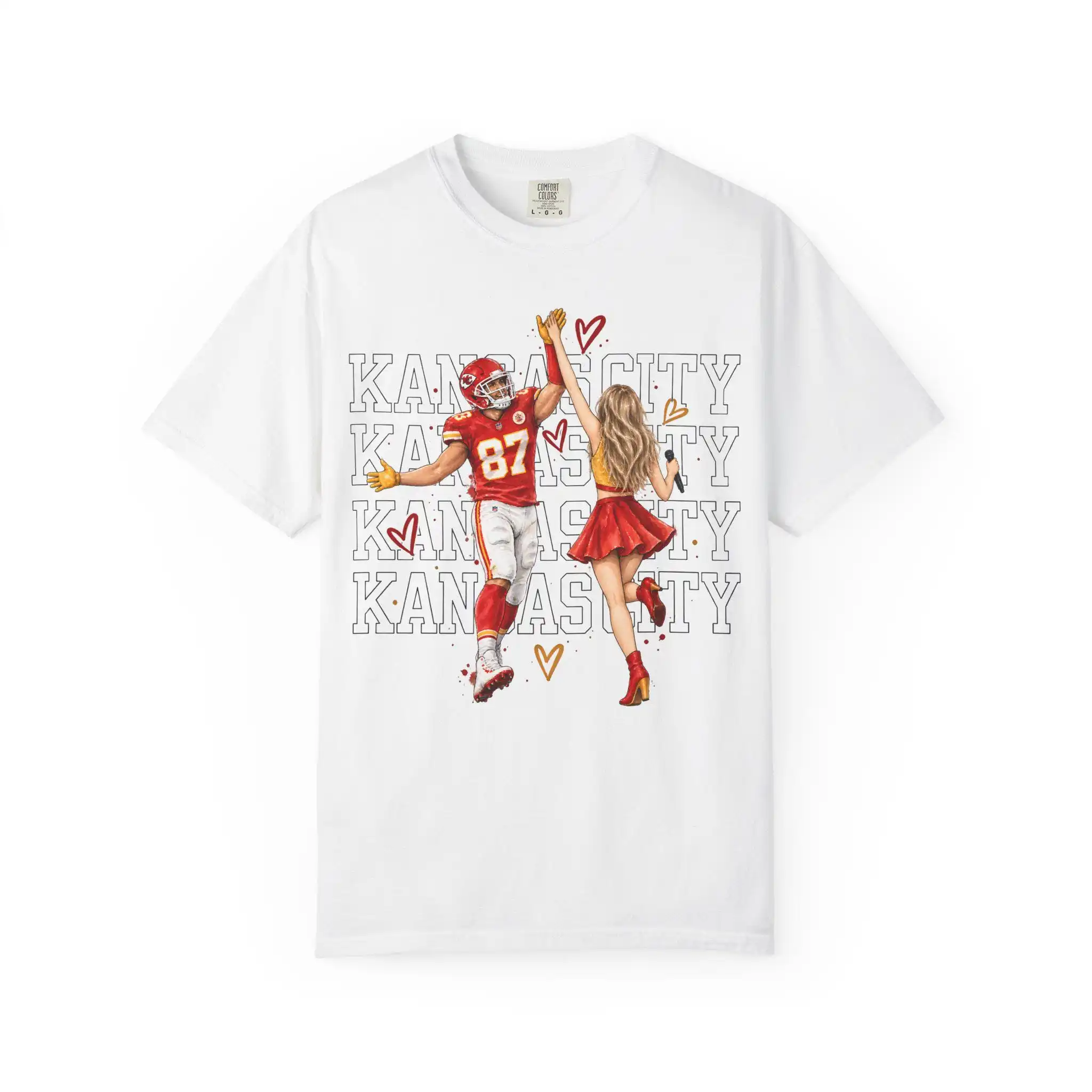 Swifty Football Kansas City Shirt | Taylor Travis 87 Gift Tee