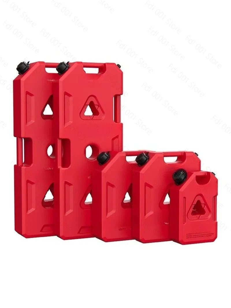 Car off-road portable anti-static spare oil drum 1 gallon engineering plastic refueling drum escape plate