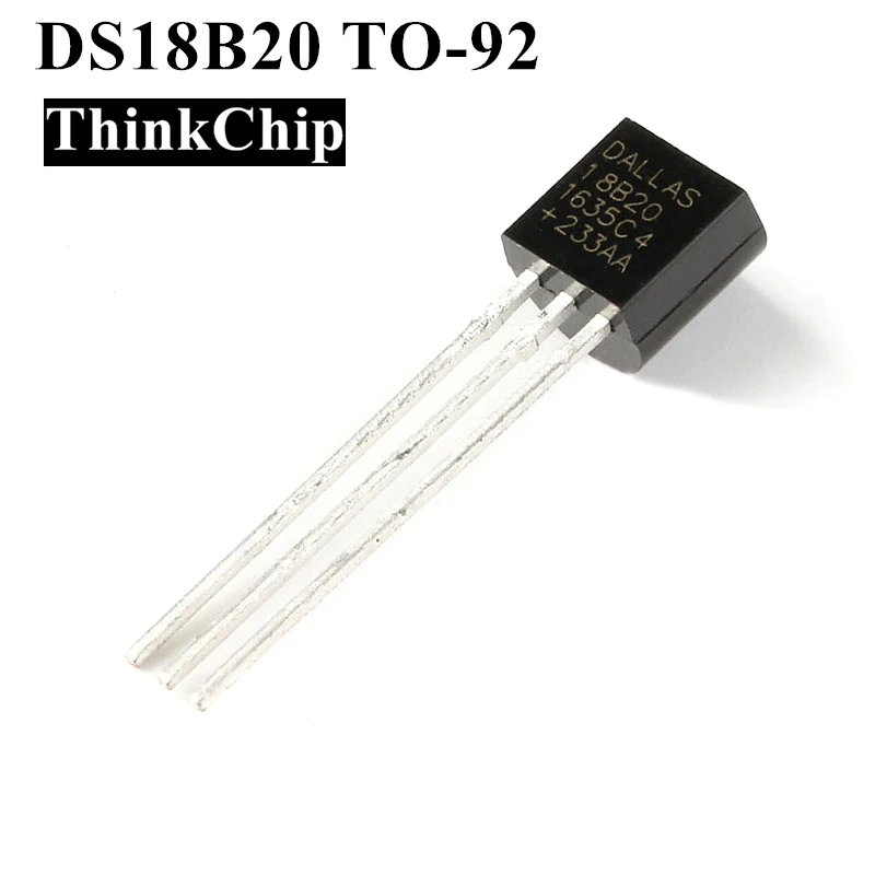 (10 pcs) DS18B20+ Programmable Resolution 1-Wire Digital Thermometer TO-92 Packaging New Original Temperature Sensor