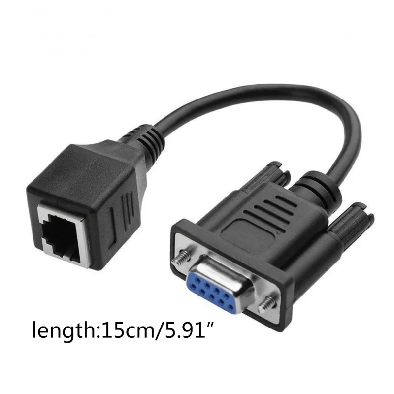 สายแปลงสัญญาณ DB9 เป็น RJ45 คุณภาพรับประกันการถ่ายโอนสัญญาณที่เชื่อถือได้