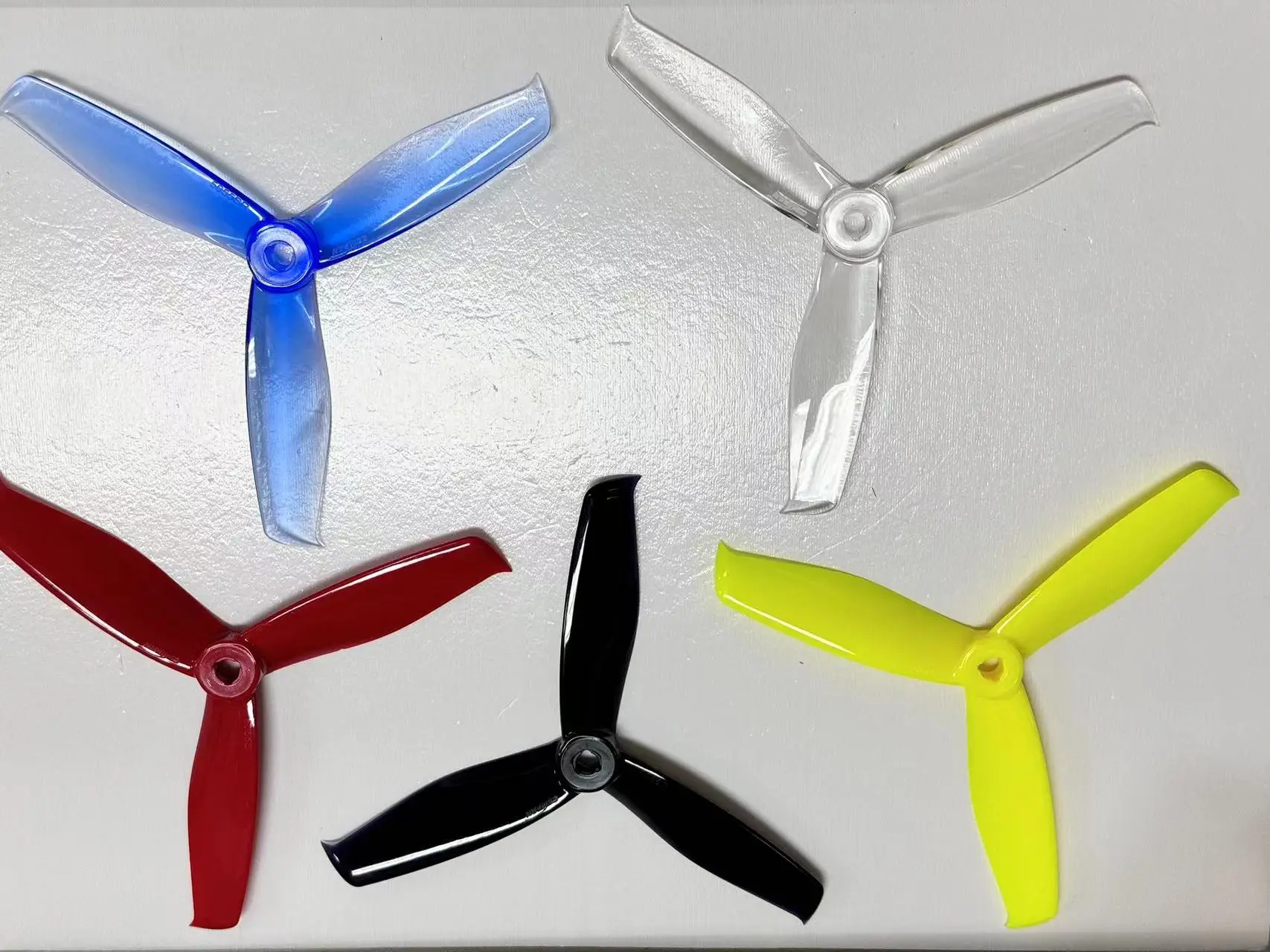 2pair 5 colors Gemfan 5055 5.0x5.5 FPV PC 3 propeller Prop Blade CW CCW shaft through the machine more special motor 2205-2306