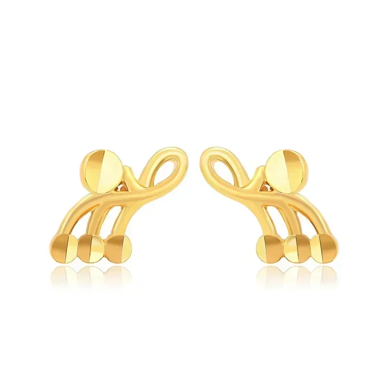 

BAE1 Butterfly Drop Earrings Gold Color 2022 Fashion Hanging Women