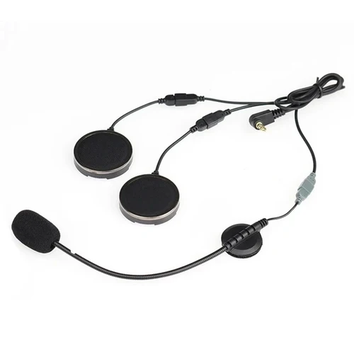 Imagen 2 del producto EJEAS Q7 auriculares para casco de motocicleta 2 en 1, auriculares Mono con altavoz de espuma, micrófono