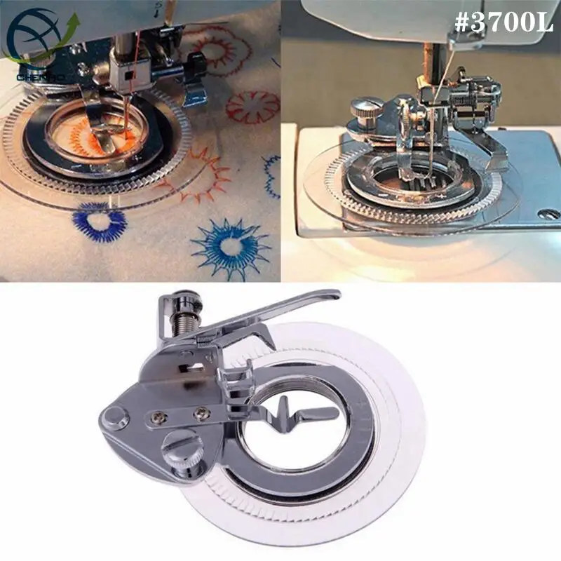 Uniwersalne dekoracje stopka do maszyn do szycia do haftowania dysku pasuje do wszystkich maszyn do szycia z niskim trzonem # 3700L