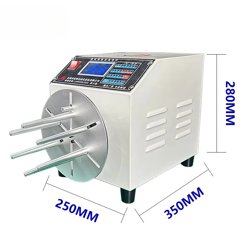 Charging Cable Winding Machine with O or 8 Shape Semi-automatic Power Cord Data Wire Coiling Winder Mobile Phone Charger USB