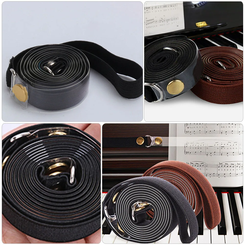 

Piano Music Score Band Transparent Clip For Score Page Fixing Belt Portable Book Press Belt For Piano Learning Performance
