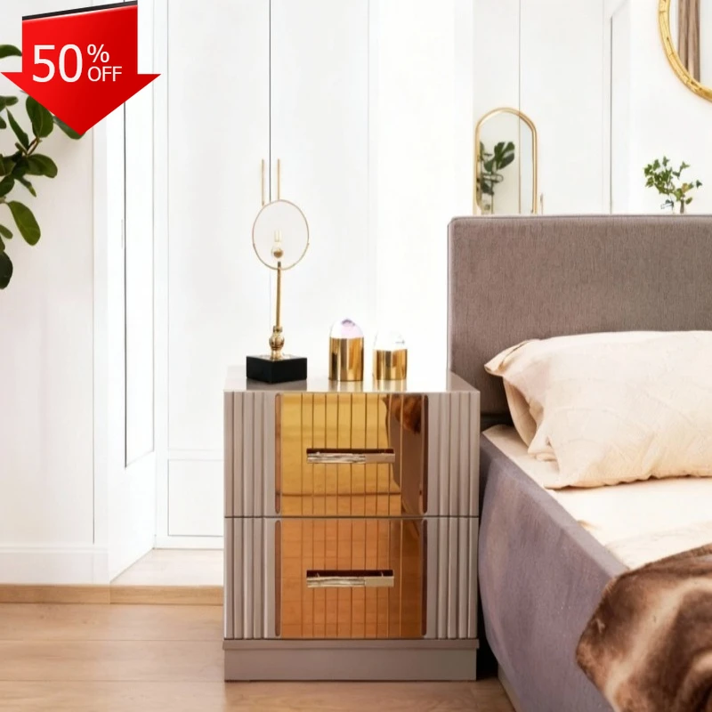 

Nightstand Modern Bedroom Furniture Wooden Side Table Drawer Storage Cabinet Organizer Small Table Wohnzimmertisch Bedside Table