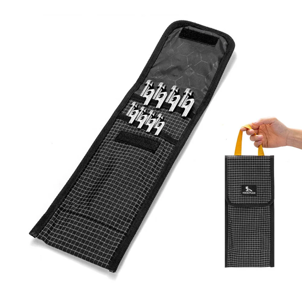 

‌Portable Tent Hammer Stake Storage Bag - UHMWPE Fabric Waterproof Handle Organizer Pouch For Outdoor Camping Accessories 110g