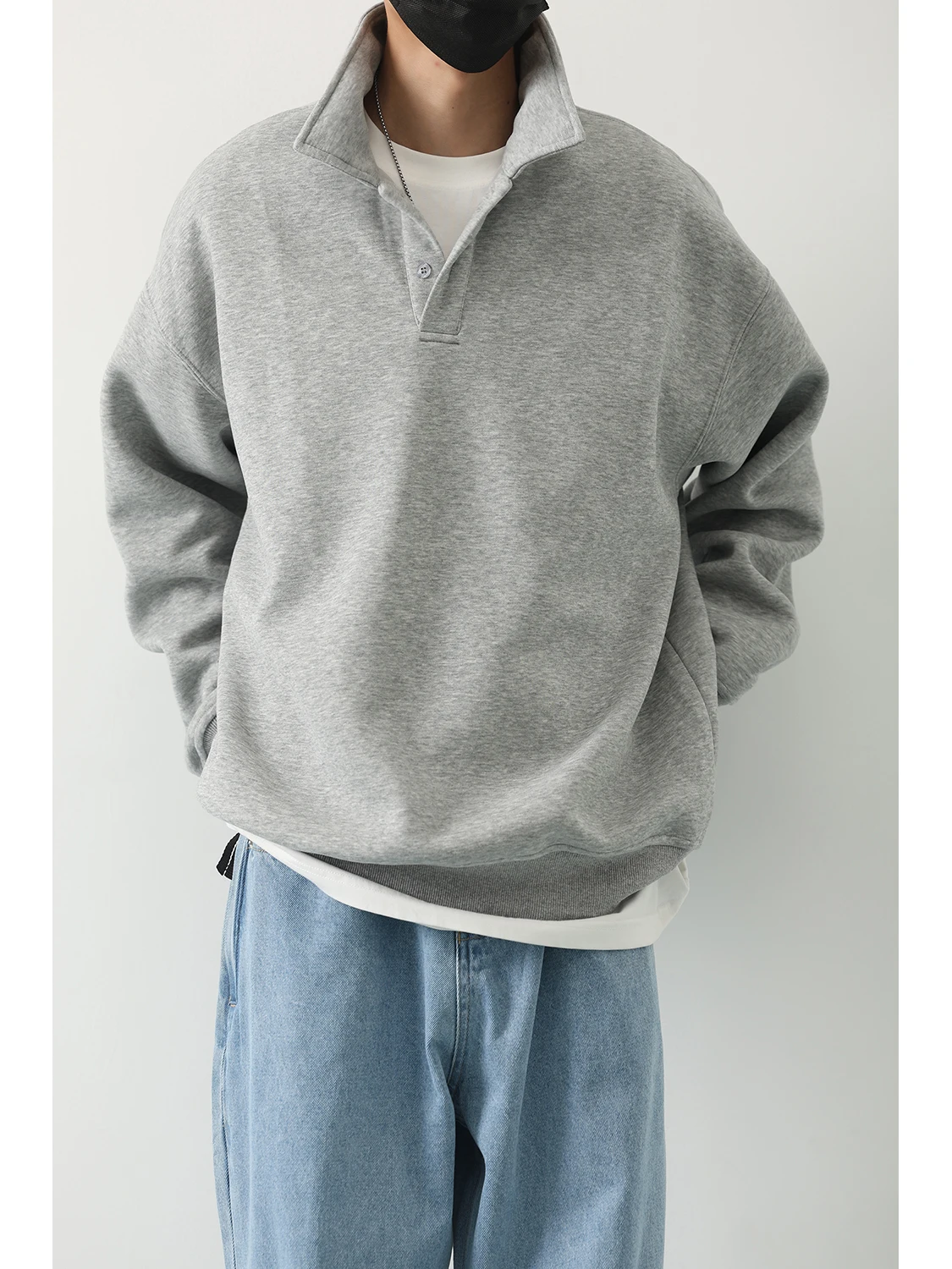 

Толстовка LH Store Heavyweight: новая модная свободная повседневная модель на весну-осень, цветная, с длинными рукавами