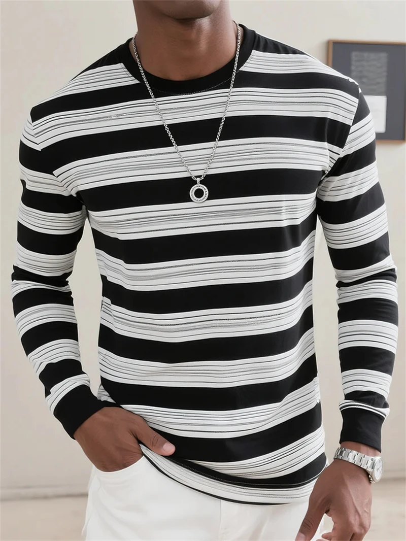 Thumbnail 2 - #66 Highest Rated Mens Striped T-Shirts to Buy in 2026