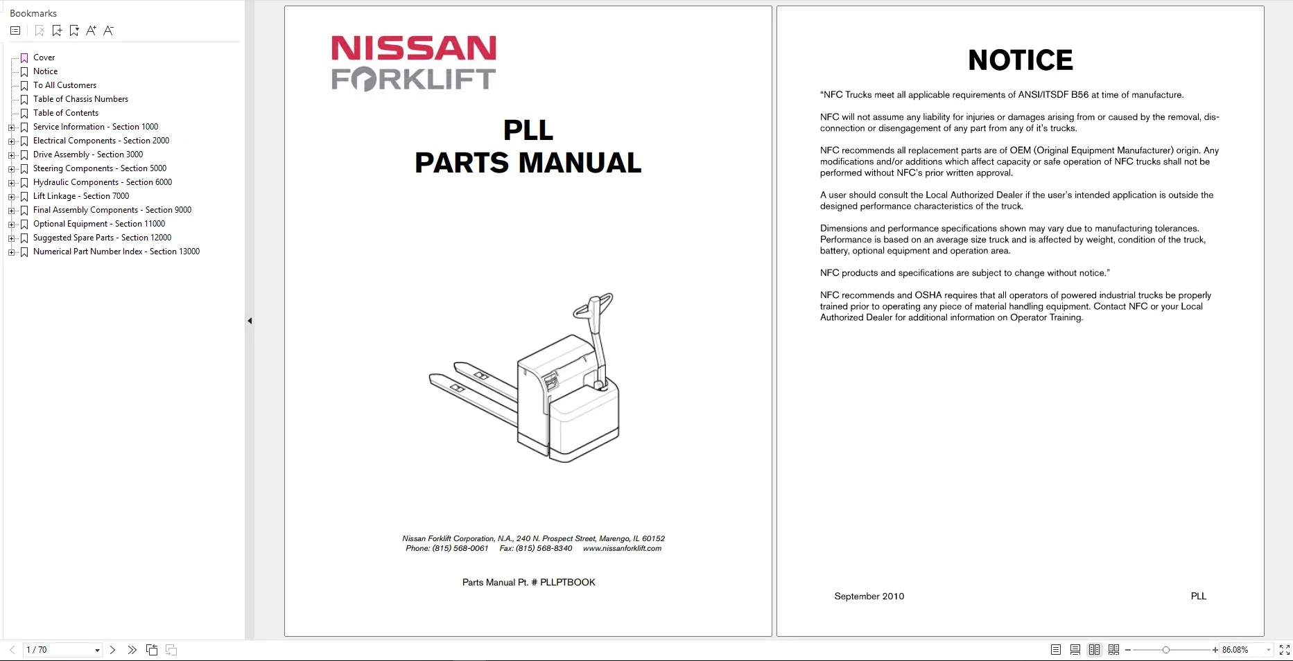 

Вилочный погрузчик AutoCD Unicarrier, 2,3 ГБ, детали PDF и руководства по обслуживанию DVD