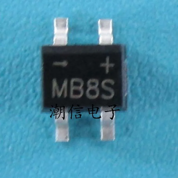 NEW ORIGINAL 100PCS/LOT MB8S SMD rectifier bridge 0.5A 800V