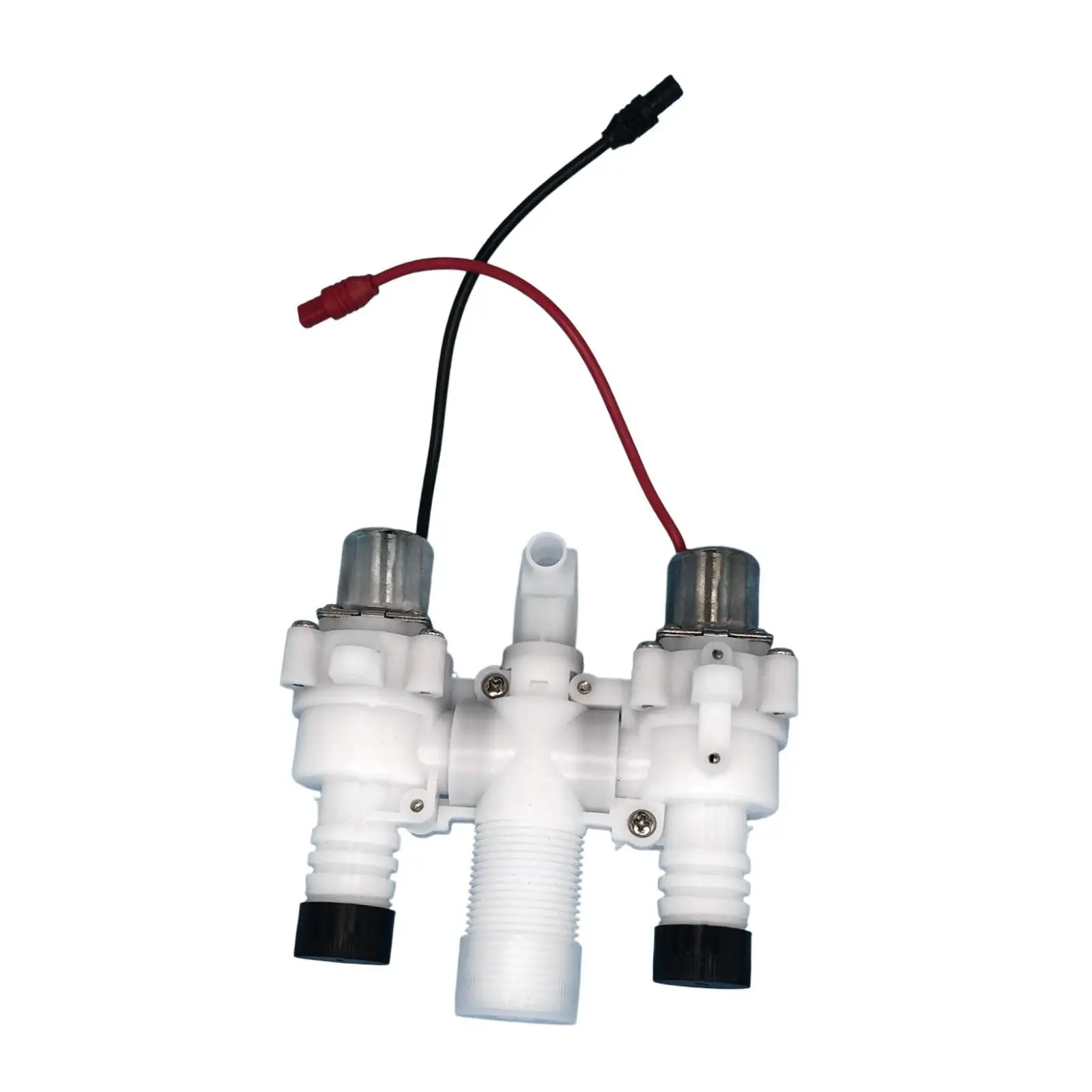 Toilet Cover Solenoid Valve Simple Installation Plastic Flush Valve for Complete Toilet Kit Upgrade