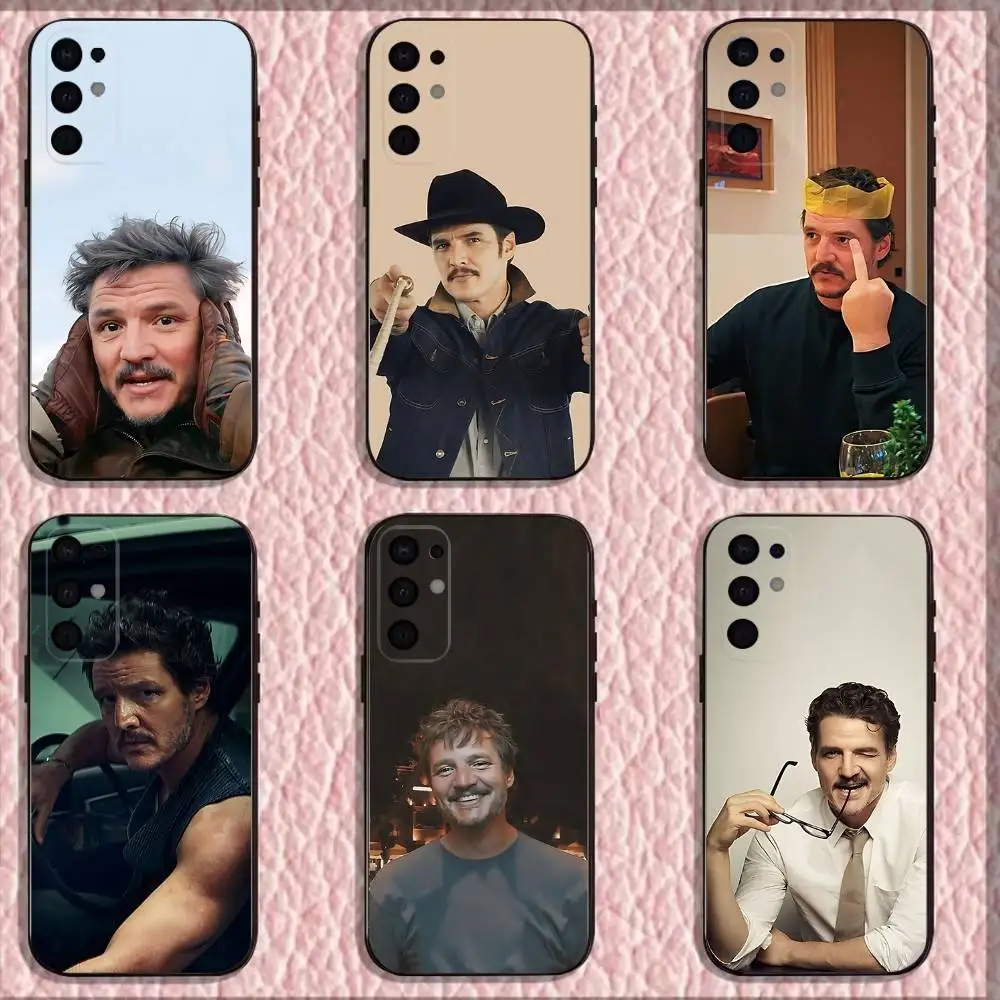 

Actor P-Pedro Pascal Phone Case For Samsung S25,S24,S21,S22,S23,S30,Ultra,S20,Plus,Fe,Lite,5G Black Cover