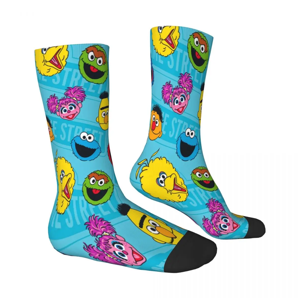 Friends Sesame Street Socks Male Mens Women Summer Stockings Polyester