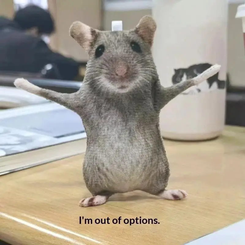 New Simulated Mouse Plush Stuffed Doll Cute Funny Animal Figure Stem Built in Skeleton Doll Novely Birthday Gifts
