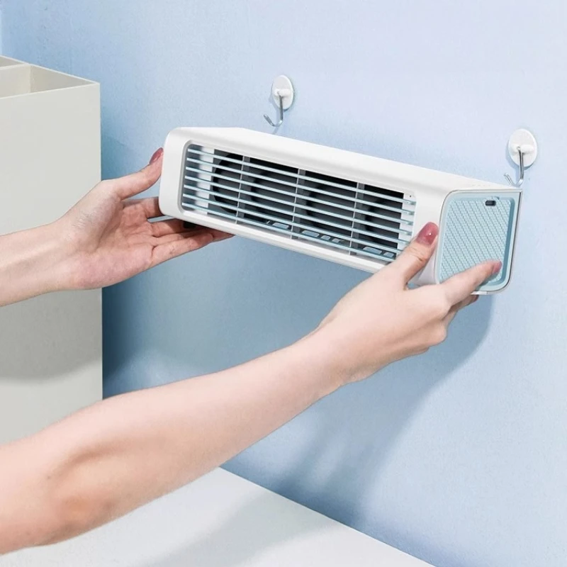 

Small air conditioner fan Wall hanging refrigeration Electric fan Dormitory bed Office silent cooling Desktop