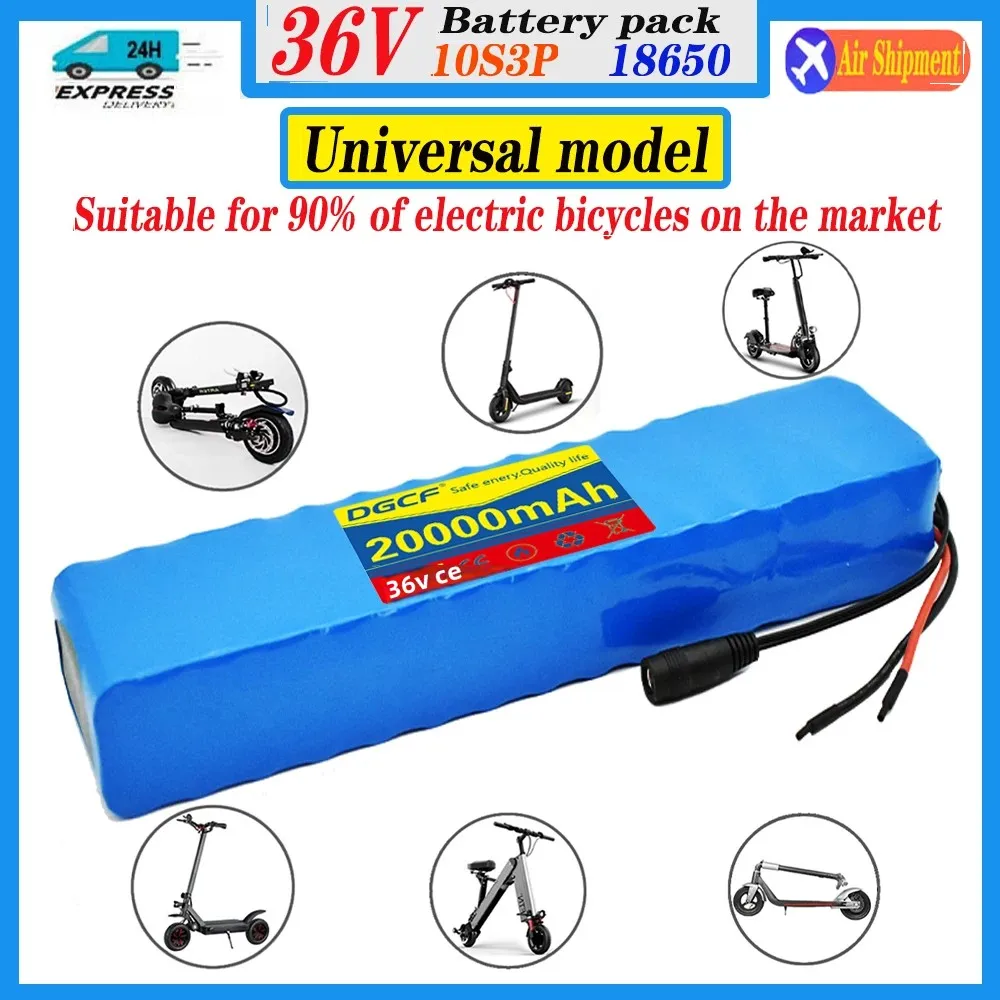 

Upgrade 36V 20Ah 10S3P Lithium Battery Pack for Electric Scooter 18650 Cells M365 Electric Scooter +42V Charger Compatib