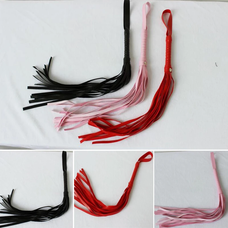 بو الجلود القواد سوط سباق ركوب الخيل المحاصيل حزب فلوجر الأصفاد اليد الملكة الأسود ركوب الخيل سوط المعدات #5