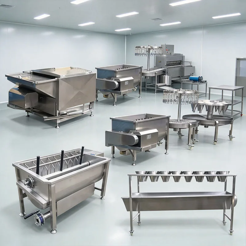 Industrial Chicken Slaughterhouse Machinery Full Set Poultry Processing Line Customized
