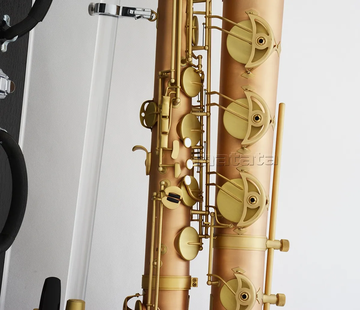 Fast Ship Matte Phosphor copper Custom Baritone Saxophone New Style Eb Low A Key
