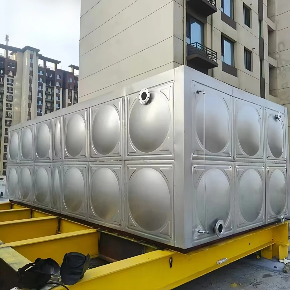 

304 stainless steel 1054 filter tank softening tank resin activated carbon pre-underground well water pretreatment filter tank