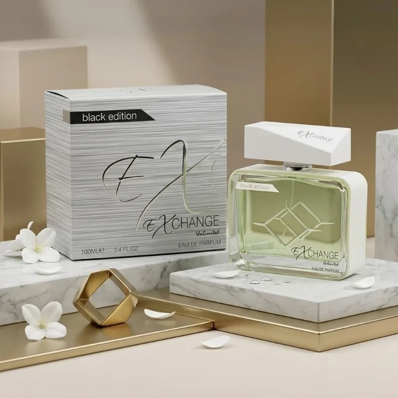 Perfume Unisex de 100 ml, Aroma Amaderado, Fresco, Elegante, Suave, Cálido, Especiado, Cítrico, Fragancia de Lujo Premium, Aroma Distintivo