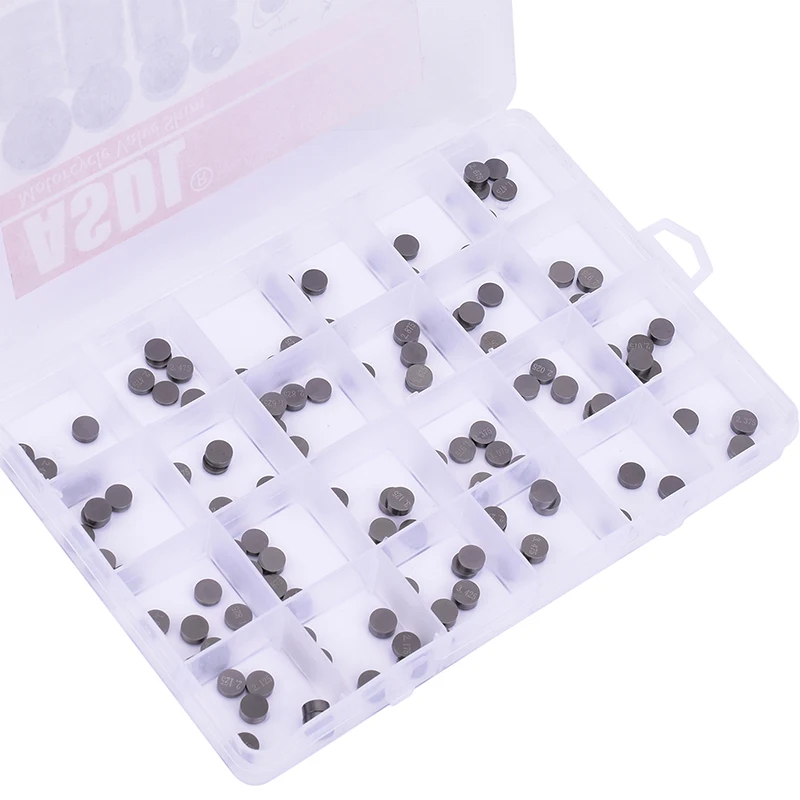 Shim 7.48mm 1.20-3.50 Moto Adjustable Valve Gasket Complete Valve Shim Cams 1.225-3.475 for Yamaha Kawasaki Honda Suzuki 1.85