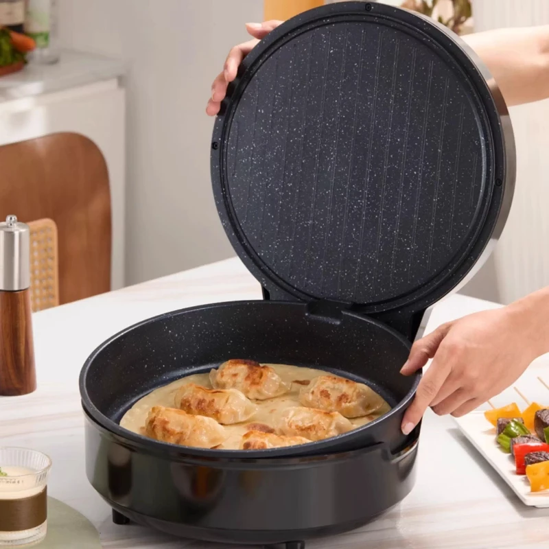 Removable and washable suspended electric cake pan household deepened pancake machine double-sided heated pancake pan
