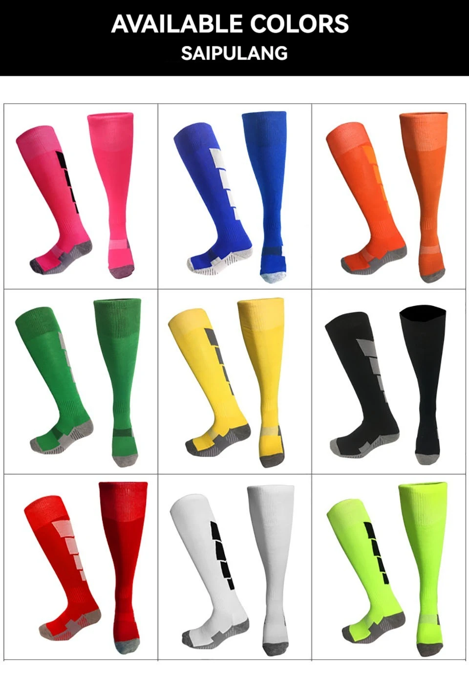 Loogdeel 26-45 Fußball-Sportsocken, Baumwolle, weich, atmungsaktiv, Fußball, Baseball, Erwachsene, Legging, lange Strümpfe, Kinder, Jungen, Mädchen – Detail 7