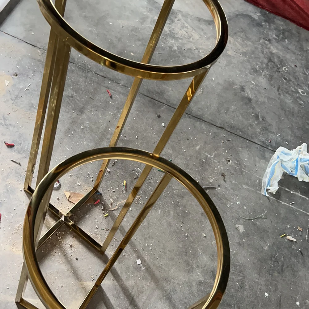 Factory Price Wedding Dessert Floral Display Metal Plinth Stand For Table Background