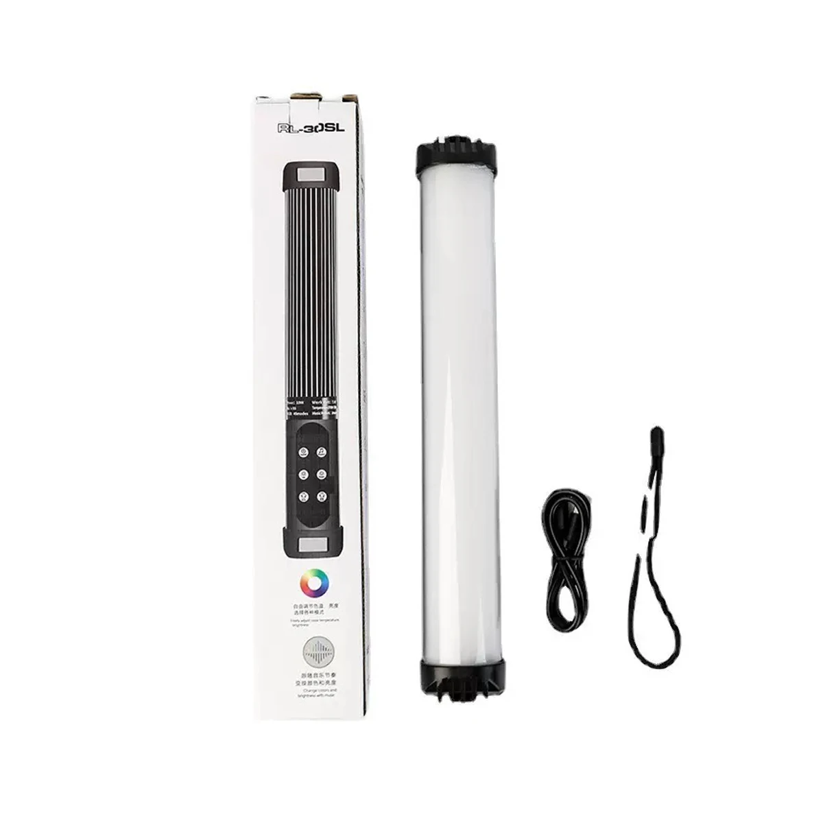 Tongkat Lampu LED Genggam Rgb Tahan Lama dengan Desain Mini Portabel Sempurna untuk Perekaman Video Vlogging dan Fotografi