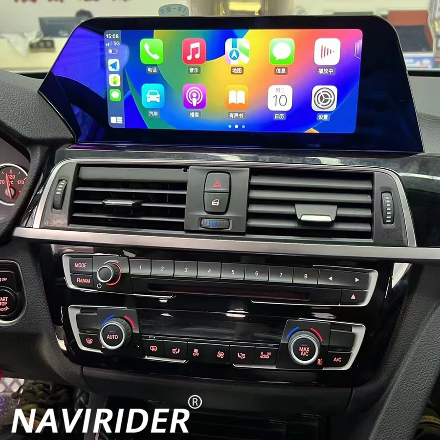 10.25inch Car Blade Screen Wireless CarPlay For BMW 3 4 Series GT F30 2013-2019 Android 13 Multimedia Video Player DSP Head Unit