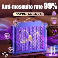 Led Electric Shock Mosquito Killler Lamp USB Killer Bionic Physical Mosquito Trap Safe For Kids ultraviolet Light Strong Bug Zap