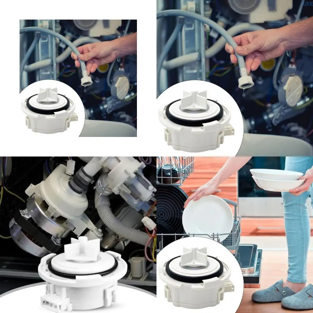 A2UE ABQ75742501 Montagem da bomba drenagem da máquina lavar louça Fit para EAU62043403 LDTS552S LDP6810BD LDFN4542W